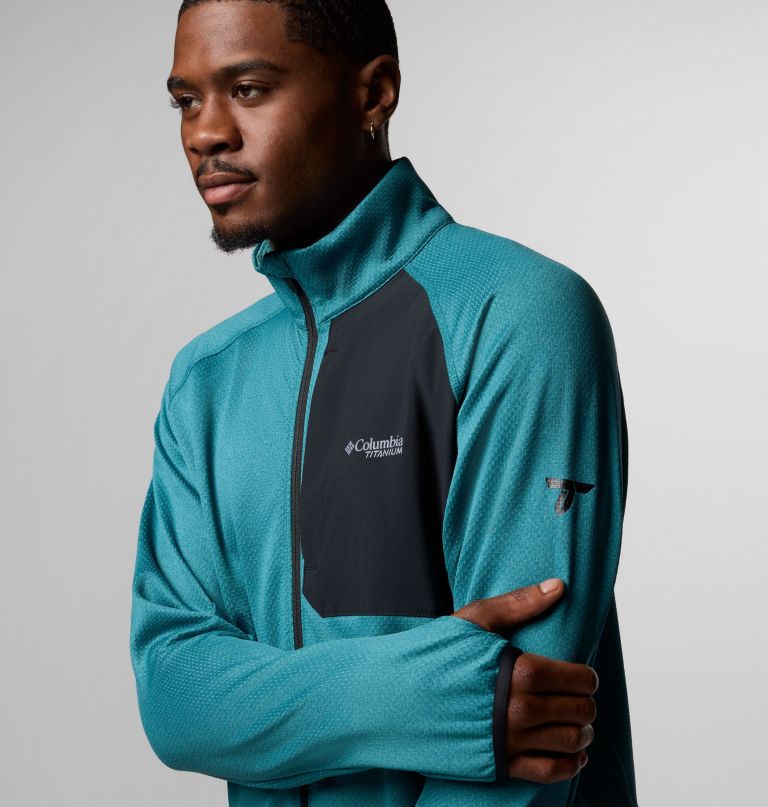 jaqueta masculina triple canyon grid fleece ii com zíper completo