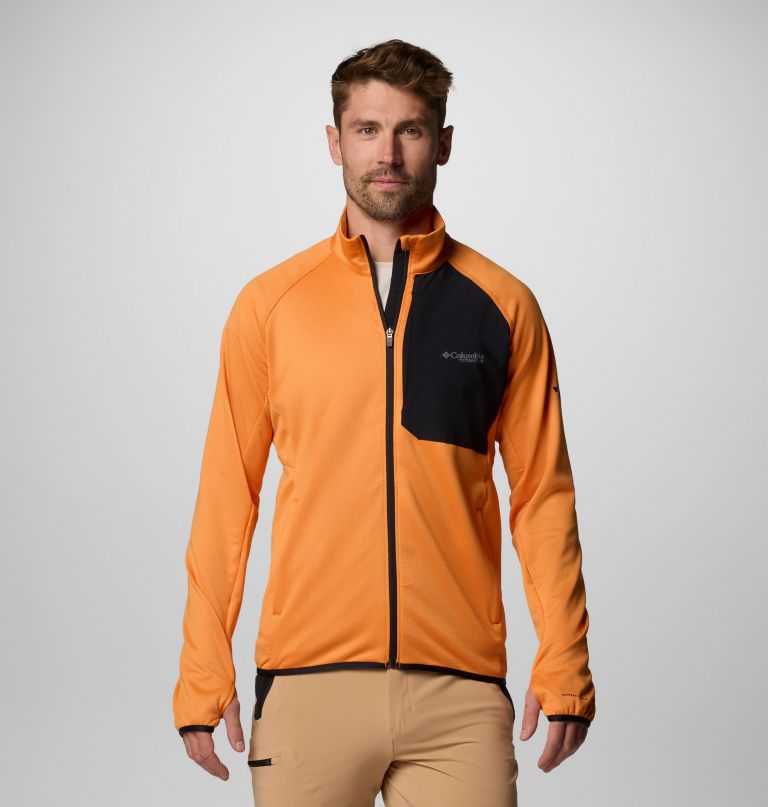 jaqueta masculina triple canyon grid fleece ii com zíper completo