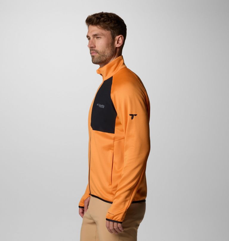 jaqueta masculina triple canyon grid fleece ii com zíper completo
