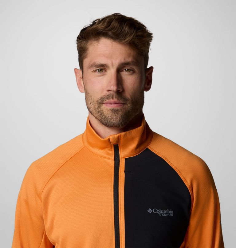 jaqueta masculina triple canyon grid fleece ii com zíper completo