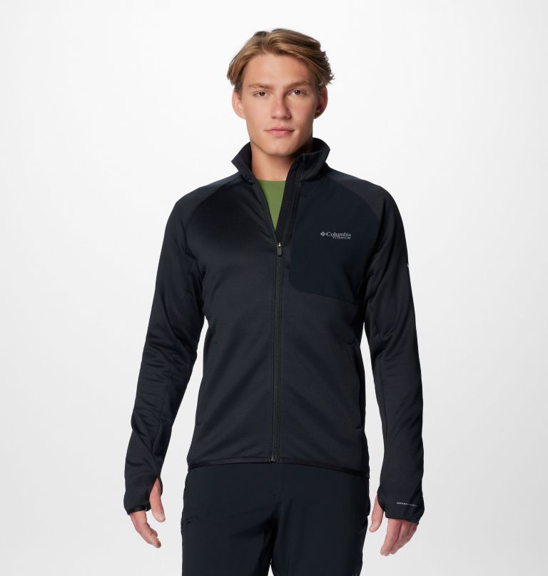 jaqueta masculina triple canyon grid fleece ii com zíper completo