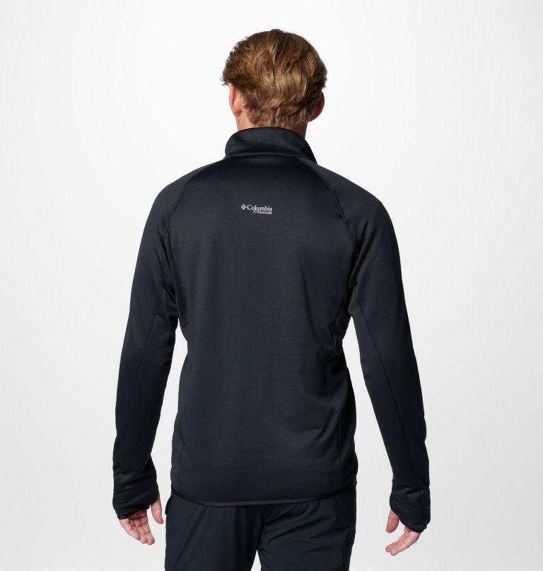 jaqueta masculina triple canyon grid fleece ii com zíper completo