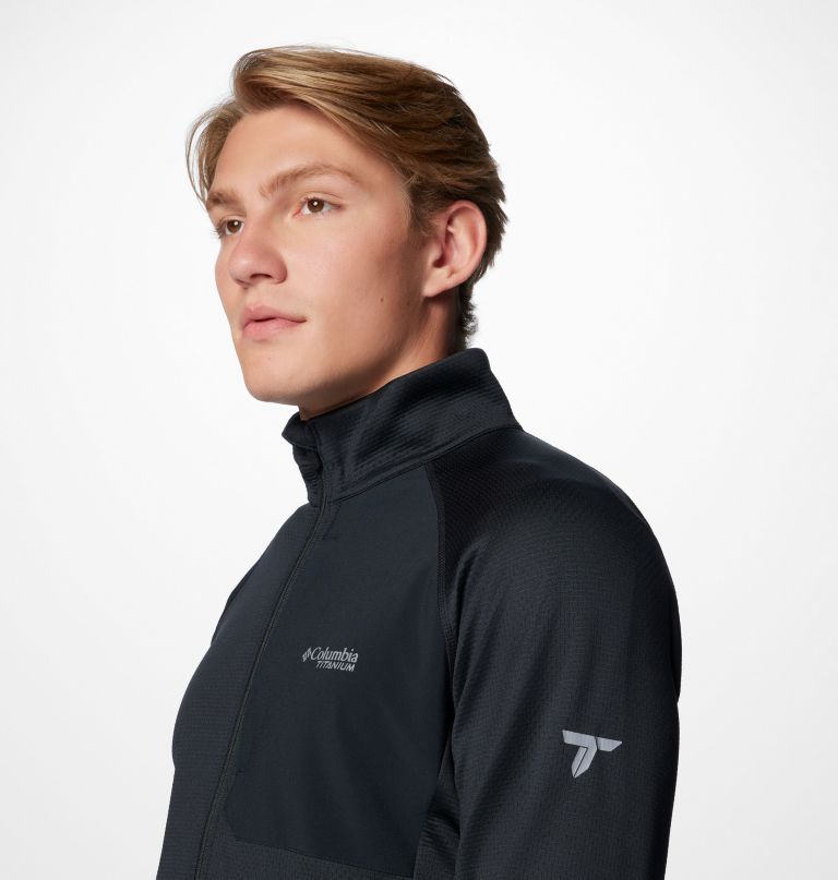 jaqueta masculina triple canyon grid fleece ii com zíper completo