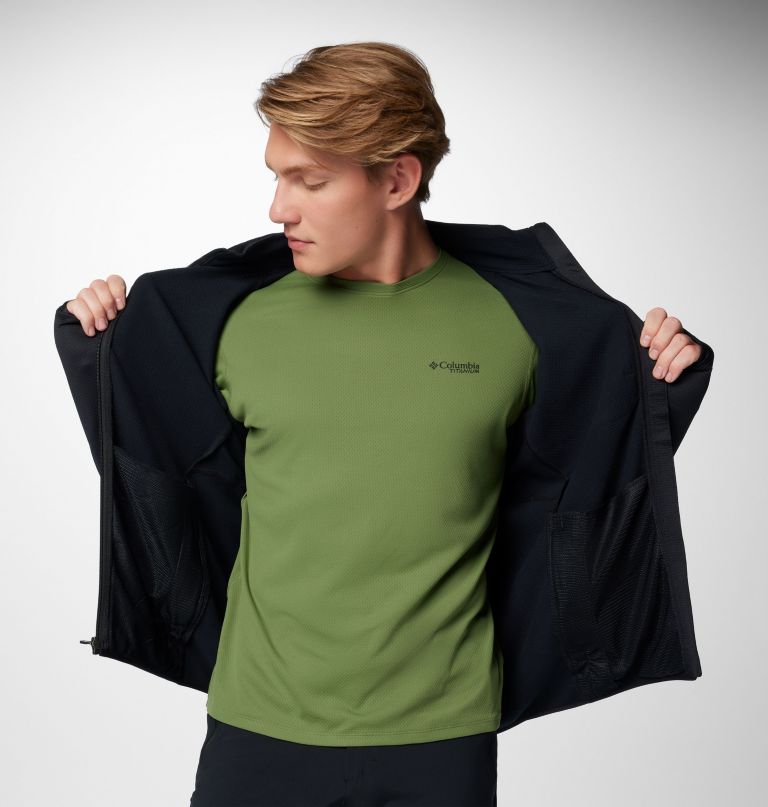 jaqueta masculina triple canyon grid fleece ii com zíper completo