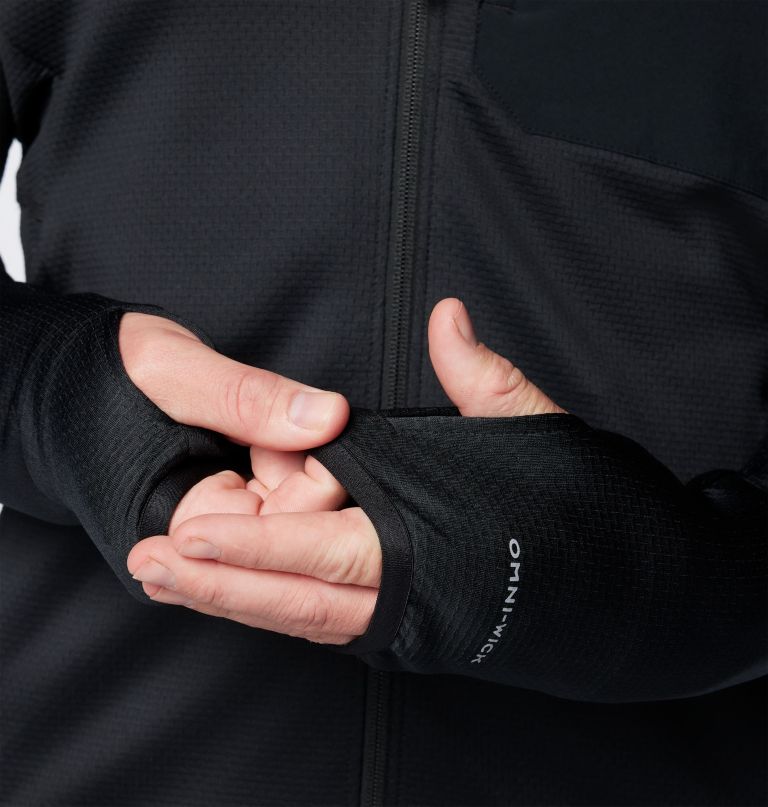 jaqueta masculina triple canyon grid fleece ii com zíper completo