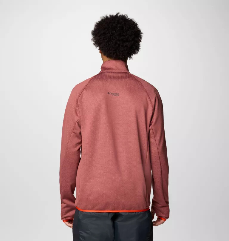 jaqueta masculina triple canyon grid fleece ii com zíper completo