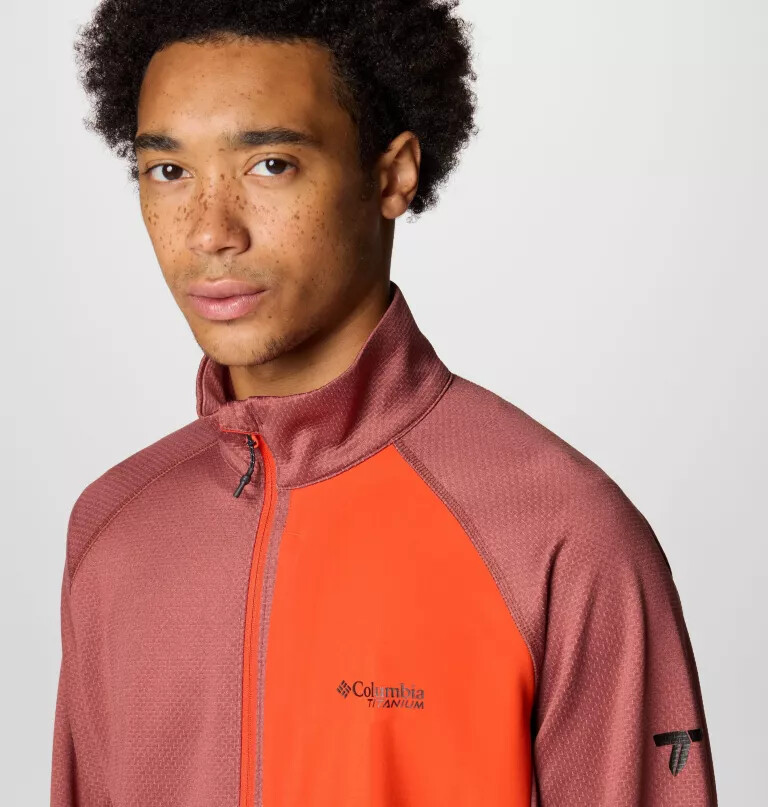 jaqueta masculina triple canyon grid fleece ii com zíper completo