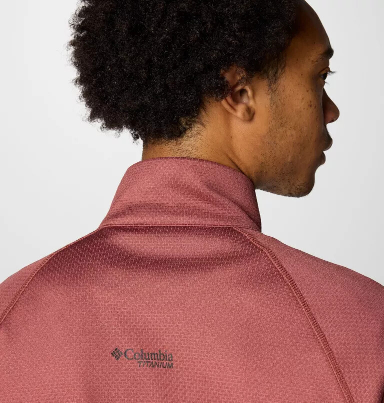 jaqueta masculina triple canyon grid fleece ii com zíper completo