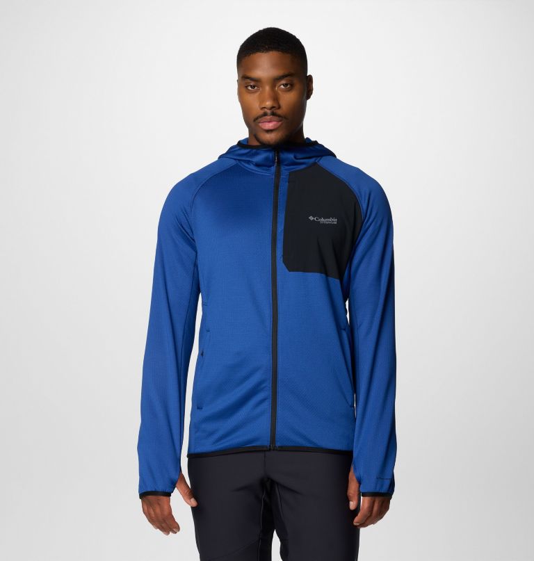 jaqueta masculina triple canyon grid ii com capuz e zíper frontal