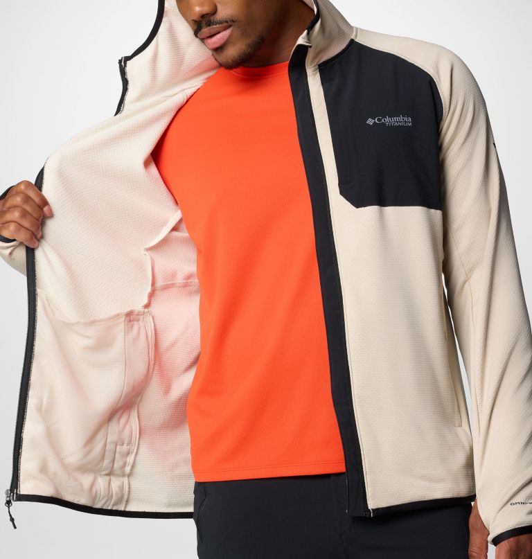 jaqueta masculina triple canyon grid ii com capuz e zíper frontal