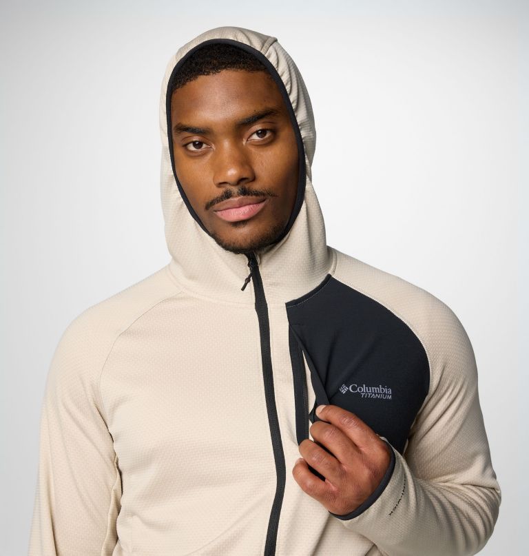 jaqueta masculina triple canyon grid ii com capuz e zíper frontal
