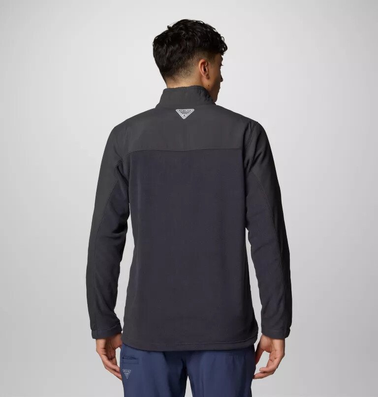 jaqueta fleece masculina pfg uncharted com zíper completo