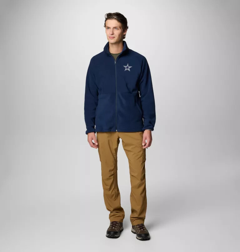 jaqueta fleece masculina flanker iv - dallas cowboys