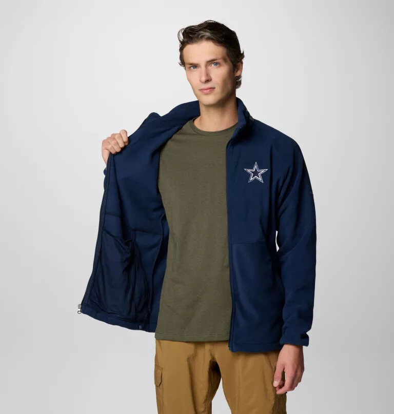 jaqueta fleece masculina flanker iv - dallas cowboys