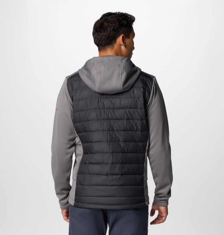 moletom com capuz híbrido masculino universitário out-shield - ohio state