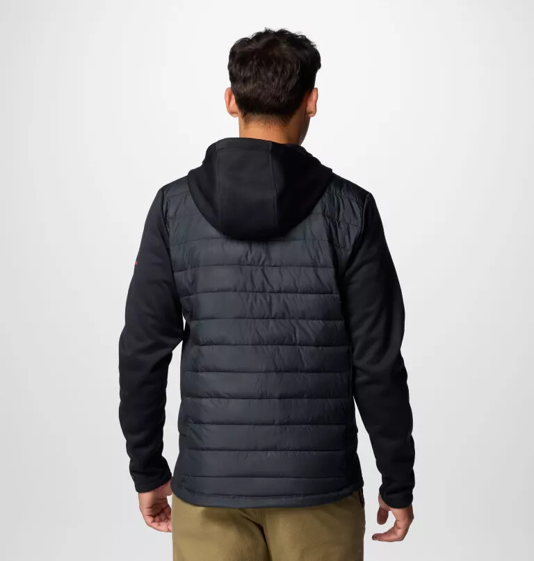 moletom com capuz híbrido masculino universitário out-shield - geórgia