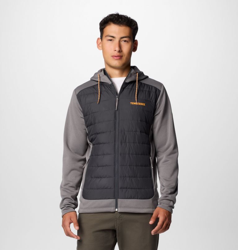 moletom com capuz híbrido masculino universitário out-shield - tennessee