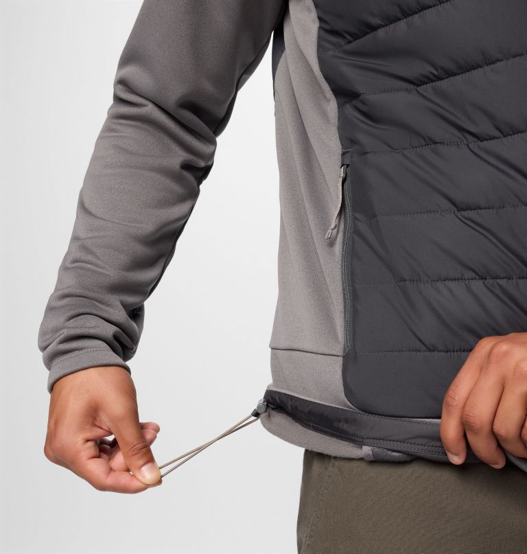 moletom com capuz híbrido masculino universitário out-shield - tennessee