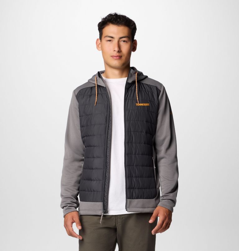 moletom com capuz híbrido masculino universitário out-shield - tennessee