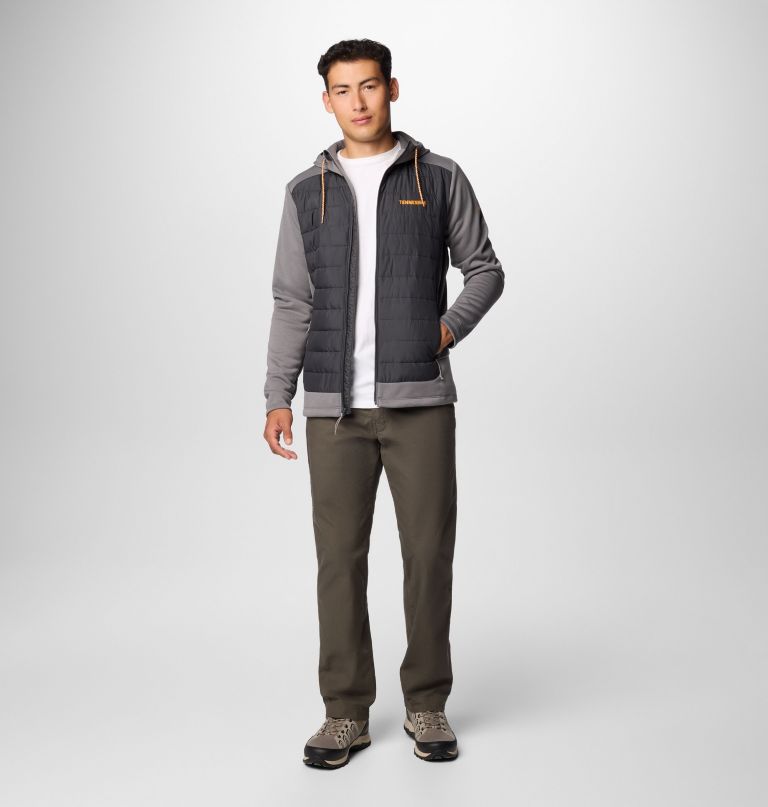 moletom com capuz híbrido masculino universitário out-shield - tennessee