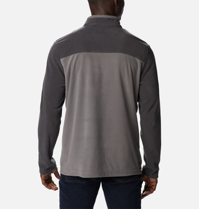 blusa de lã polar lake aloha com meio zíper para homens - tamanho alto