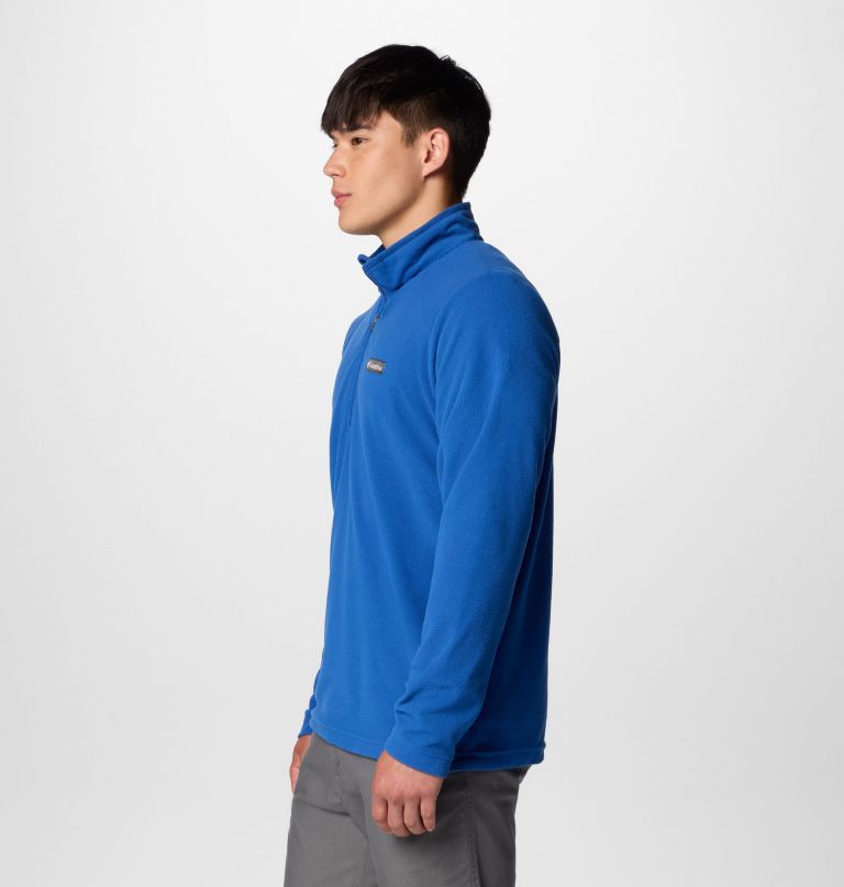 blusa de lã polar lake aloha com meio zíper para homens - tamanho alto
