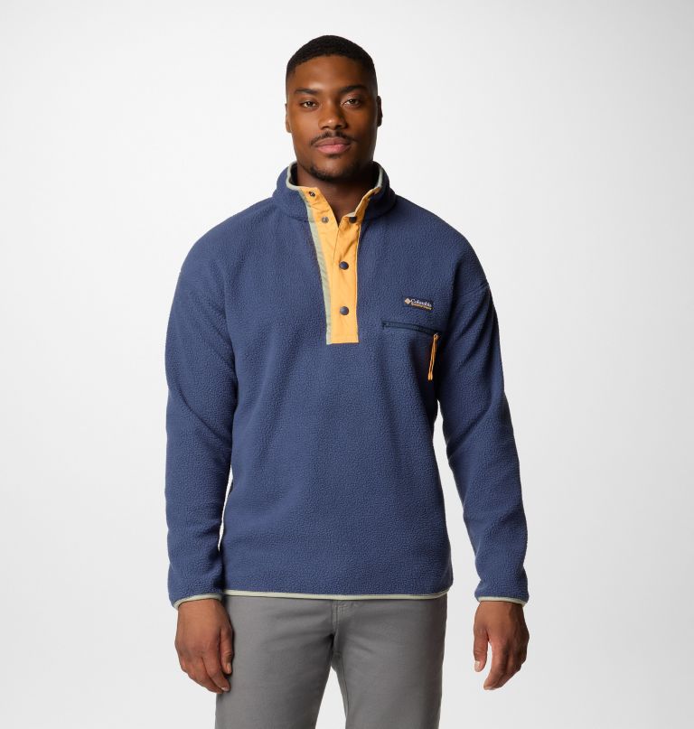 pulôver masculino helvetia ii half snap fleece