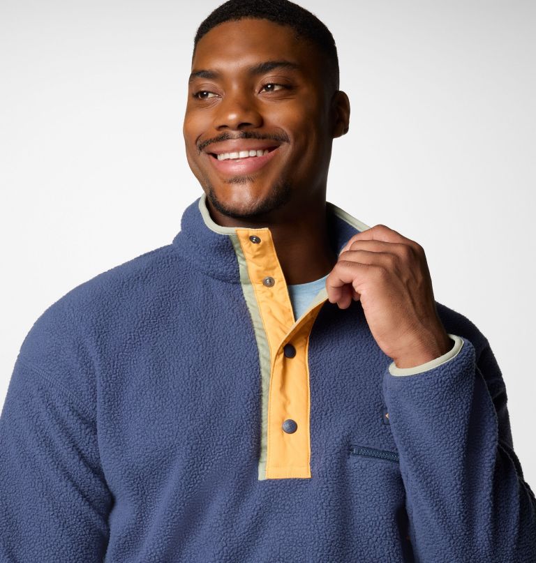 pulôver masculino helvetia ii half snap fleece