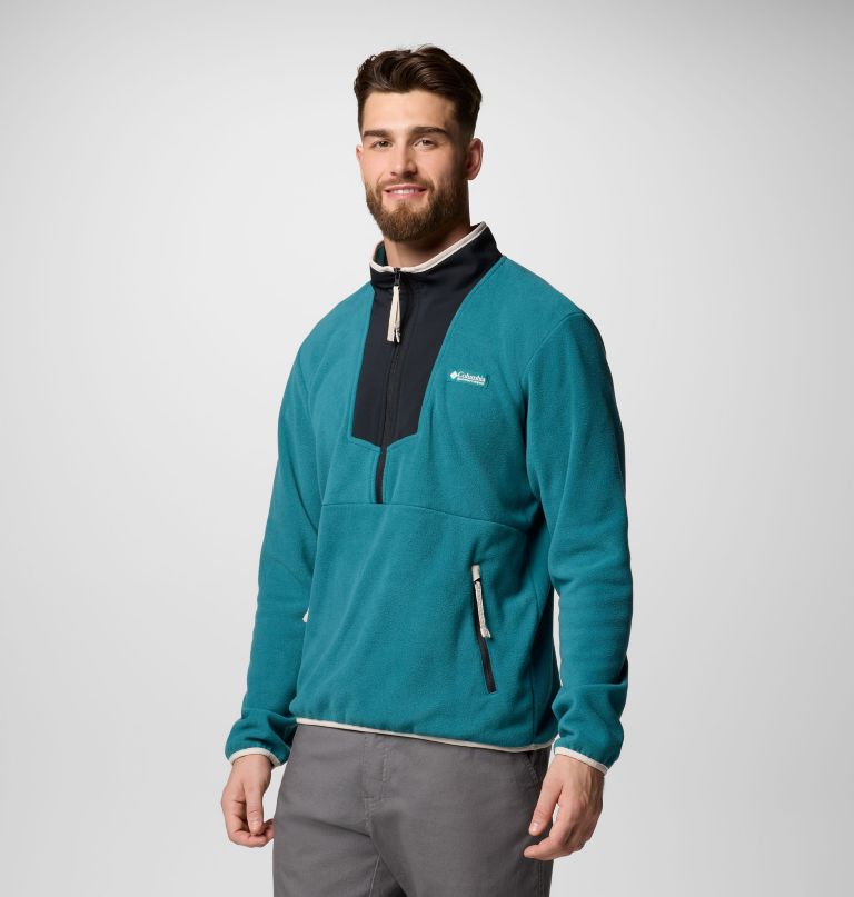 fleece masculino sequoia grove com meio zíper