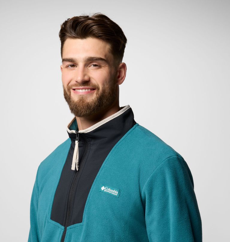 fleece masculino sequoia grove com meio zíper