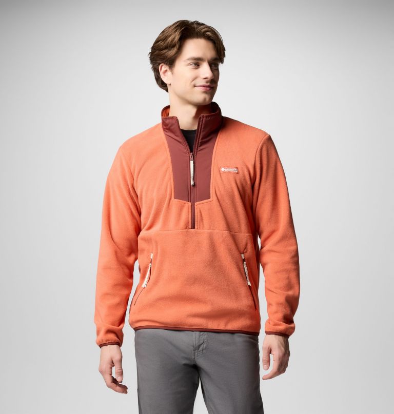 fleece masculino sequoia grove com meio zíper