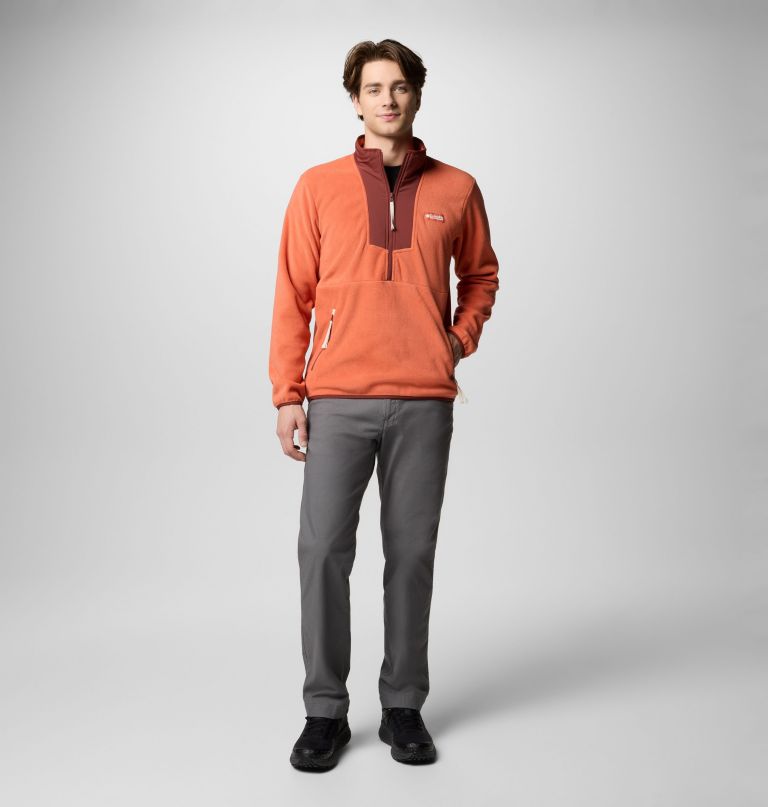 fleece masculino sequoia grove com meio zíper