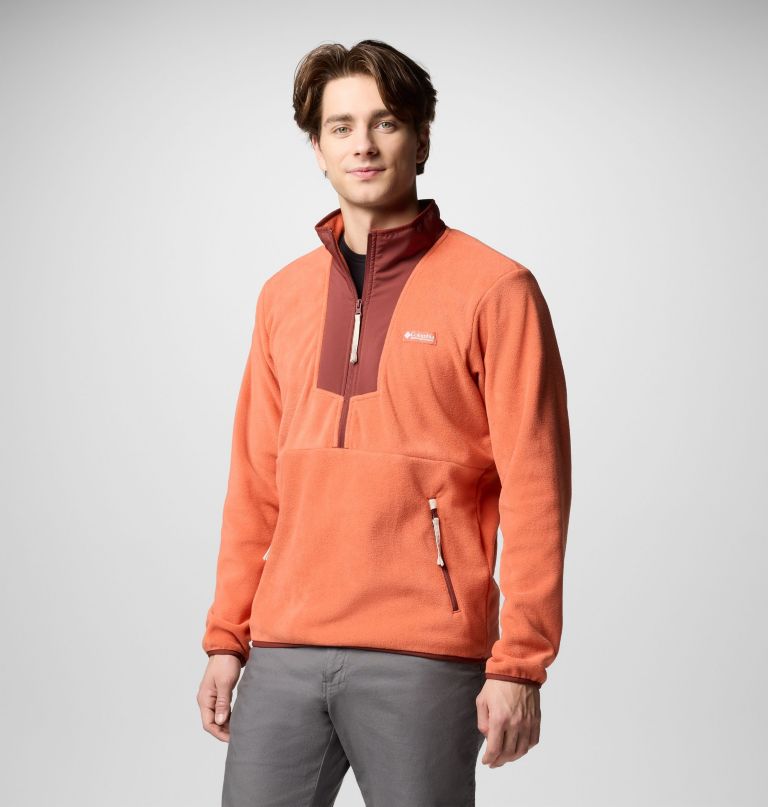 fleece masculino sequoia grove com meio zíper