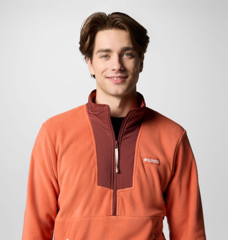 fleece masculino sequoia grove com meio zíper