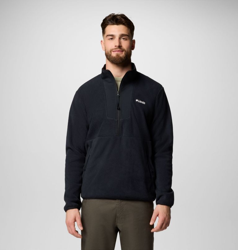 fleece masculino sequoia grove com meio zíper