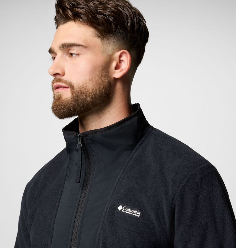 fleece masculino sequoia grove com meio zíper
