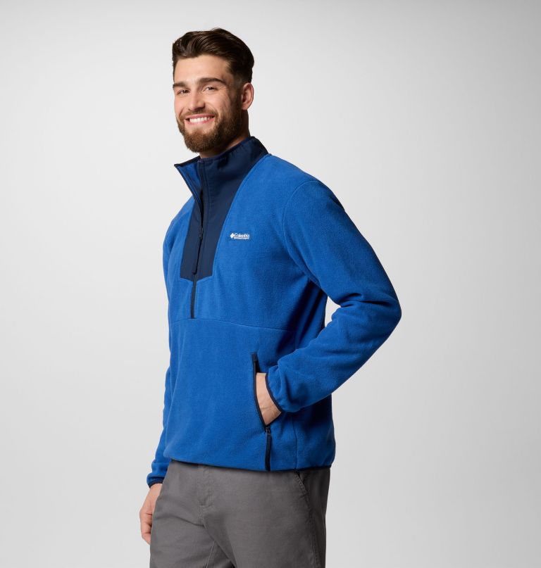 fleece masculino sequoia grove com meio zíper