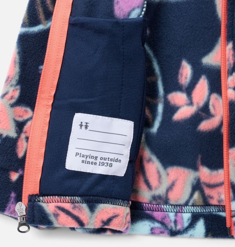 jaqueta de lã estampada benton springs ii para meninas pequenas
