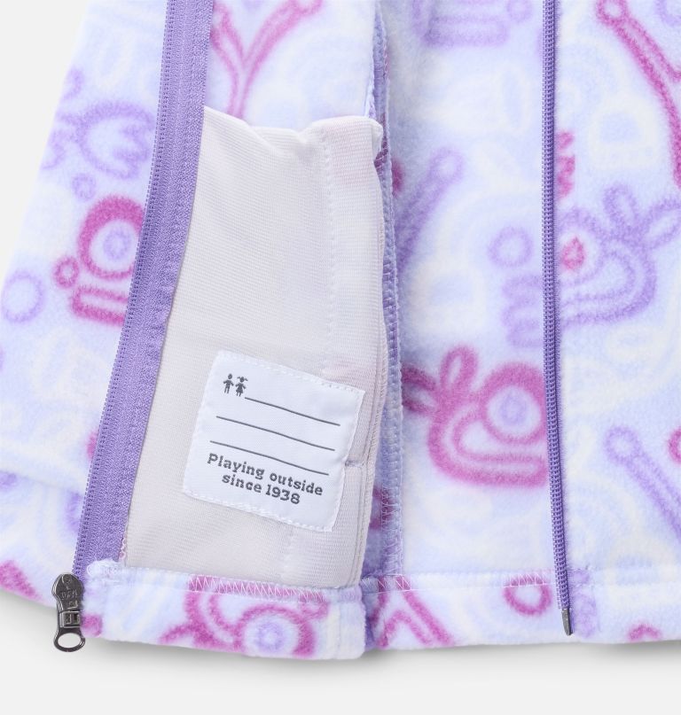 jaqueta de lã estampada benton springs ii para meninas pequenas