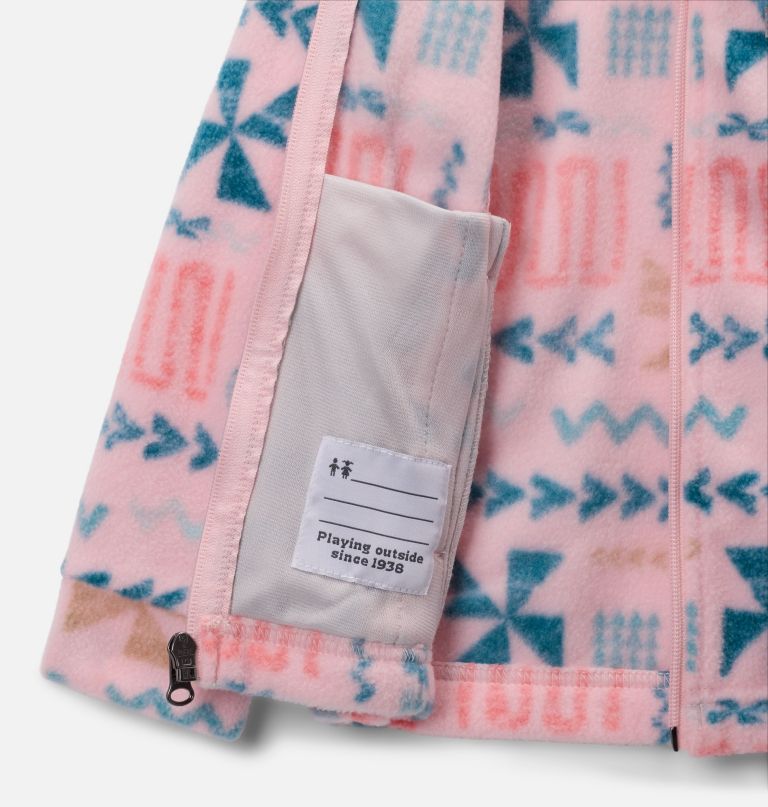 jaqueta de lã estampada benton springs ii para meninas pequenas