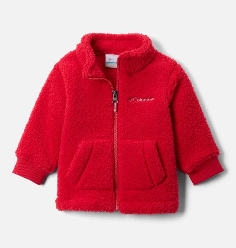 jaqueta infantil rugged ridge ii com zíper frontal e forro de lã sherpa.