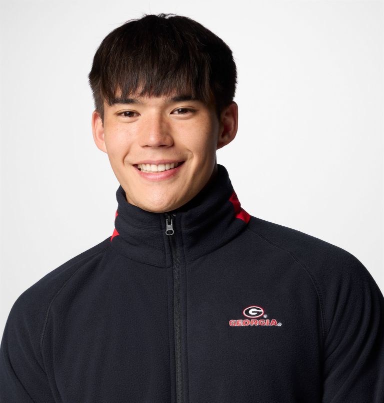 jaqueta fleece masculina universitária flanker iv - geórgia