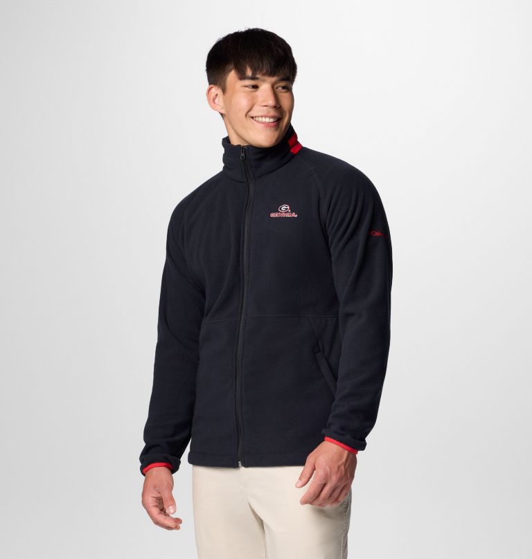 jaqueta fleece masculina universitária flanker iv - georgia - tamanho alto