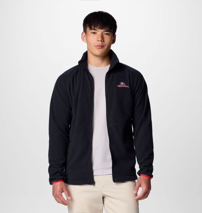 jaqueta fleece masculina universitária flanker iv - georgia - tamanho alto