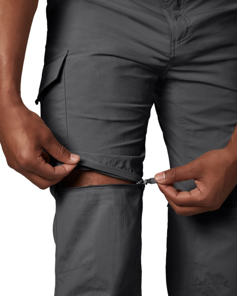 calças conversíveis silver ridge para homem