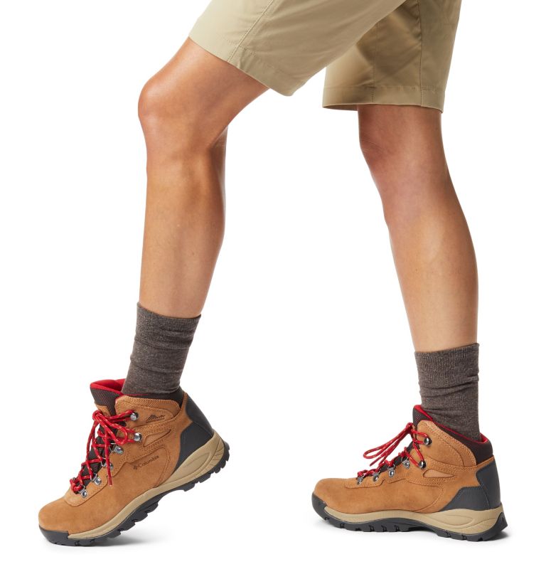 bota de caminhada impermeável feminina newton ridge plus amped - tamanho largo