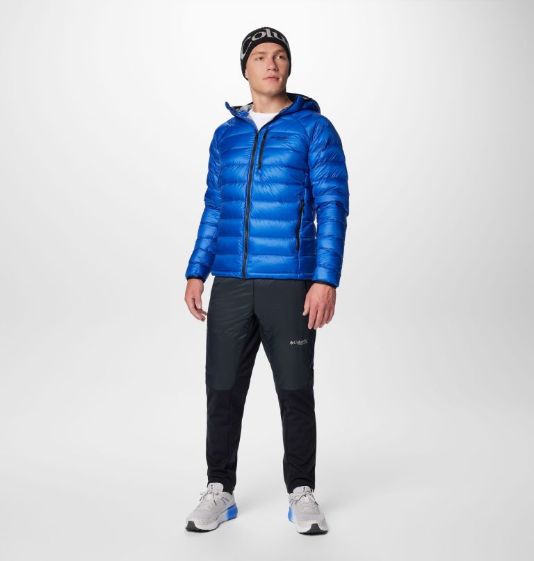jaqueta masculina arctic crest com capuz e forro de plumas