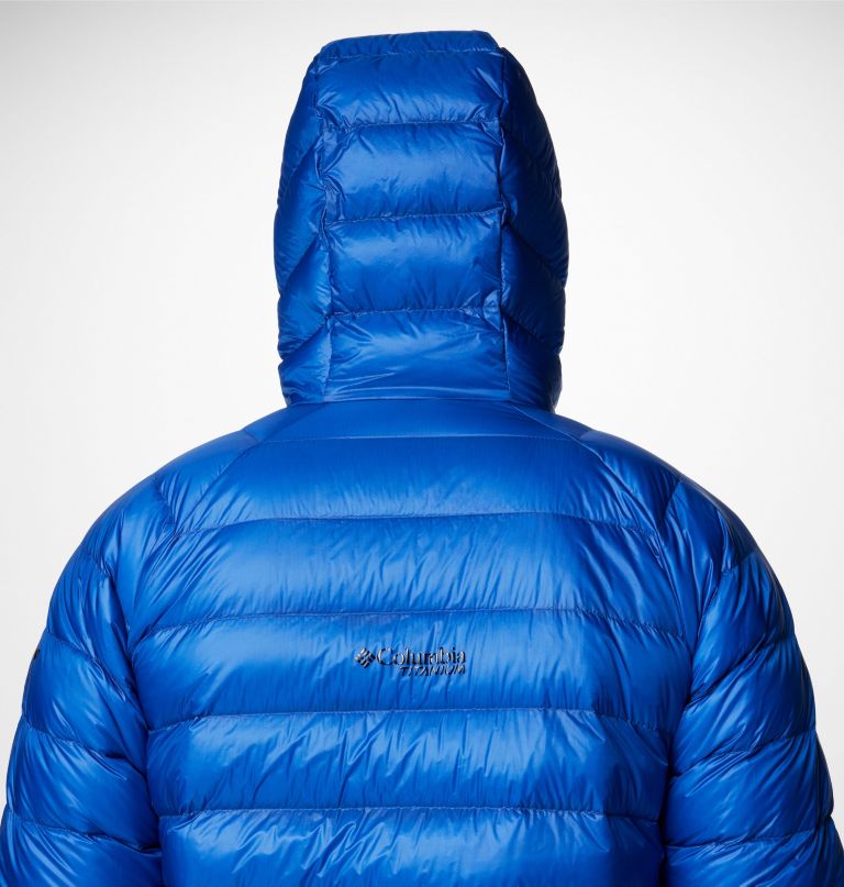 jaqueta masculina arctic crest com capuz e forro de plumas