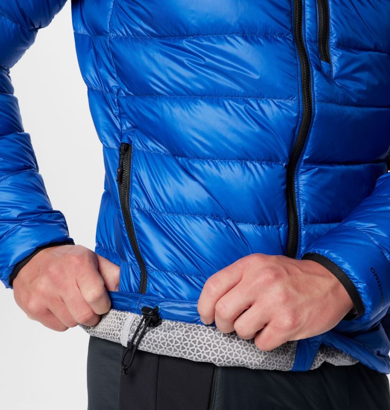 jaqueta masculina arctic crest com capuz e forro de plumas