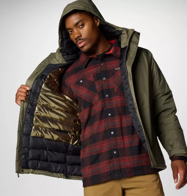 jaqueta masculina oak harbor ii com isolamento térmico